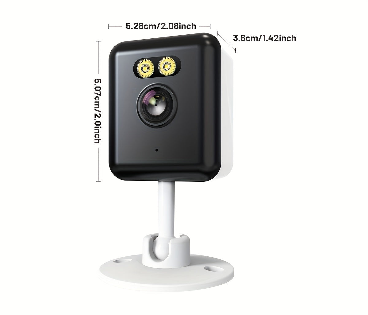1080P Home Security Camera 4-Pack with WiFi, Full-Color Night Vision, Two-Way Audio, App Control and Listed Alexa Support for Indoor Motion Monitoring