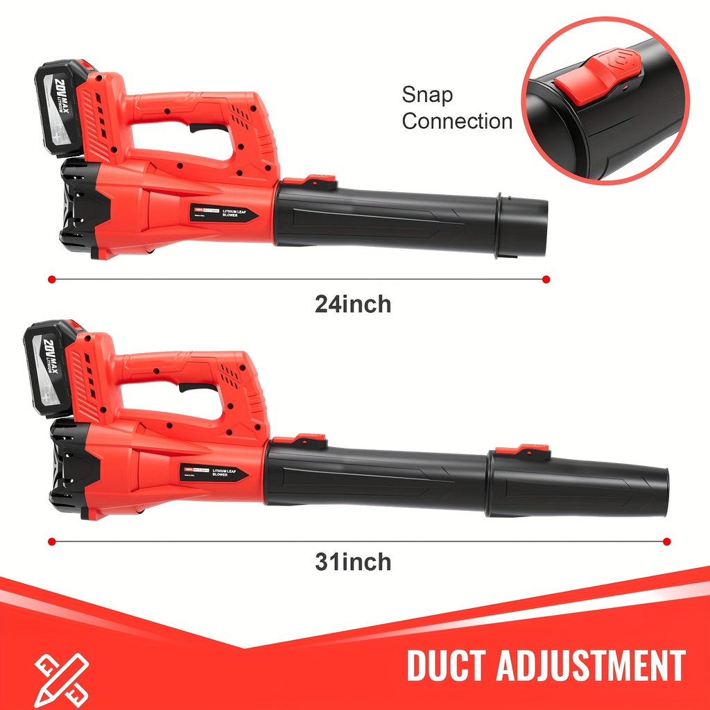 Mini Cordless Leaf Blower with One Listed 2000mAh Battery, Handheld Yard Cleanup Tool with Source 160MPH Claim and Charger Wording for Lawn and Patio Tasks