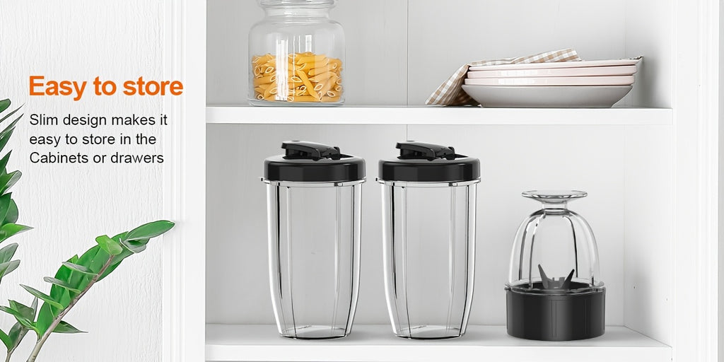 Personal Blender and Grinder Combo with Max 900W 11 Pieces Model Label, Two Portable Cup Reference and White or Black Options for Shakes and Smoothie Preparation