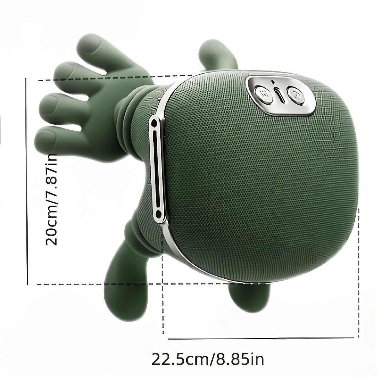 Kneading Massage Pillow for Neck, Shoulders and Back, Electric Shiatsu-Style Massager with Soft Fabric Cover for Adult Relaxation and Gift Ideas