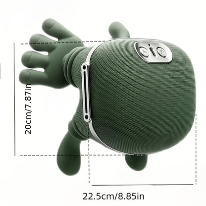 Kneading Massage Pillow for Neck, Shoulders and Back, Electric Shiatsu-Style Massager with Soft Fabric Cover for Adult Relaxation and Gift Ideas