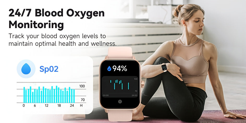 Sports Tracking Smartwatch by FAWEIO for Men and Women, 1.8-Inch Display with Call Answering and Making, 100+ Sports Modes and Pedometer for iPhone and Android