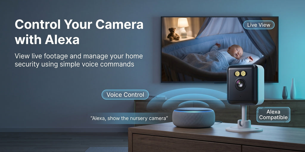 Indoor Security Camera Four-Pack with Listed 6MP Imaging, 2.4GHz WiFi, Two-Way Audio and Color Night Vision, Plus Four 78.74-Inch USB Cables for Home Monitoring