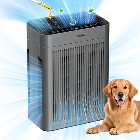 Air Purifier for Home Large Room Up to 2500 Sq Ft, H13 HEPA Air Cleaner with Washable Double-Sided Filters and PM2.5 Sensor, 22dB Quiet Air Purification for Bedroom, Pets, Dust, Smoke and Allergies