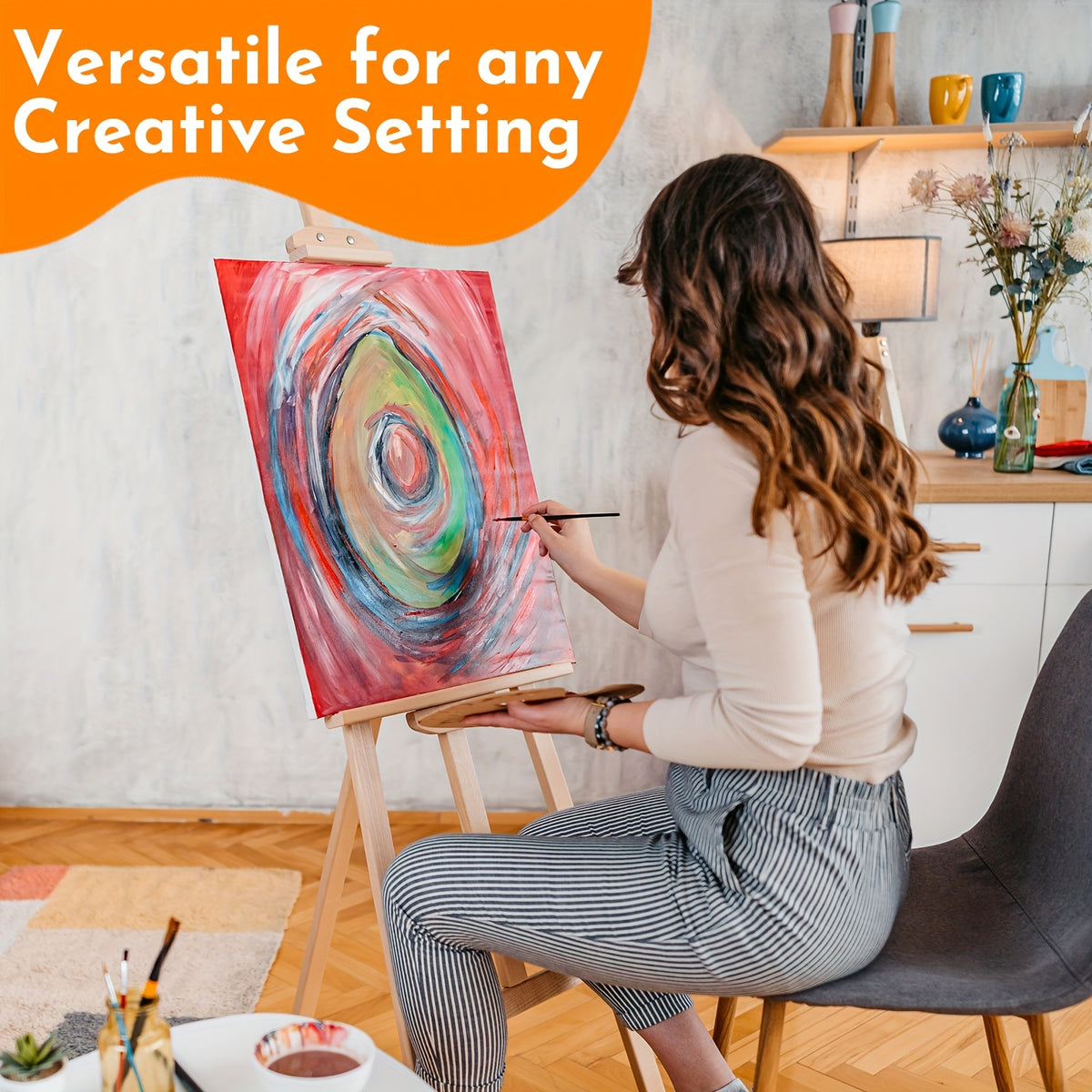 Canvas Boards with White Acrylic Gesso-Primed Cotton Surface, 12 or 24 Piece Flat Painting Panel Options for Artist Practice, Color Studies and Craft Projects