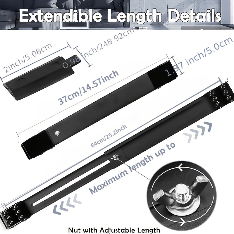 Adjustable Appliance Roller Base in Gray with Locking Casters and Expandable Stand, Two-Piece 24-Wheel or Four-Piece 48-Wheel Options for Home Moving