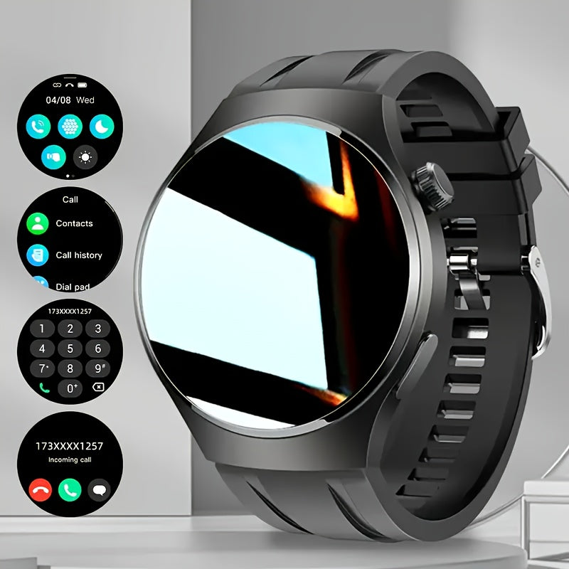 Wireless Calling Smartwatch for Men and Women with Listed 100 Sports Modes and Sleep Monitoring, Black, Silvery, Dark Silvery or Square Screen Options
