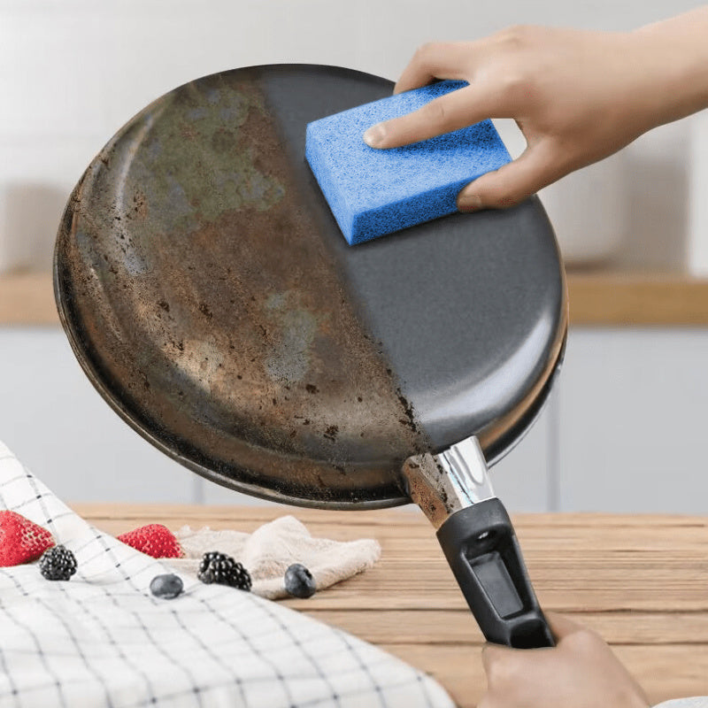 Bristle-Free Grill Cleaning Set with Six-Pack Selection, Listed 18-Inch Scraper Design and Non-Slip Grip for Gas, Charcoal Grill and Oven Rack Care