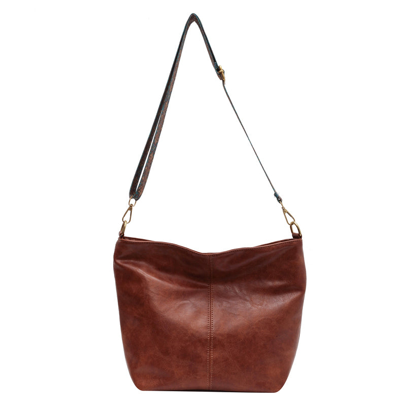 Women's Messenger Bag with Wide Strap, Green Black or Brown-1 Casual Fashion Carry Options with Tote-Style Reference for Everyday Errands and Outfit Pairing