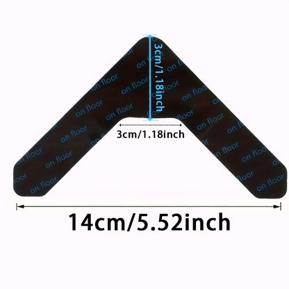 Reusable Carpet Gripper Stickers in 12 or 24 Piece Packs, Washable Adhesive Pads for Compatible Area Rugs, Sofa Cushions and Household Fabric Placement