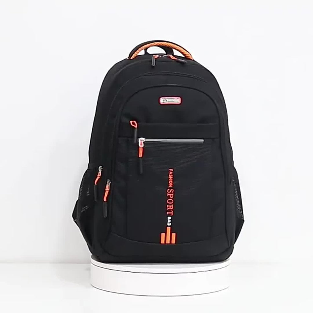 Business Laptop Backpack for Men and Women, Large-Capacity Everyday Bag in Green, Blue, Black or Tangerine for Work Commuting, Travel and Sports