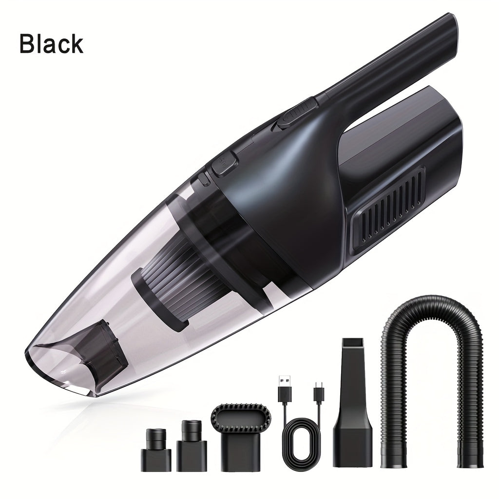 Handheld Car Vacuum Cleaner, 902 Wireless Black or Black Purple Model Options for Home and Office Spot Cleaning, Portable Vacuum for Everyday Cleanup