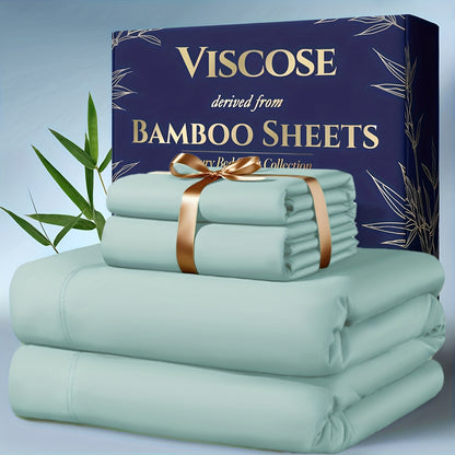 Three or Four Piece Bedding Sheet Set with Listed Extra Deep Pockets, Twelve Color Options and Twin, Full, Queen or King Sizes for Bedrooms and Guest Rooms