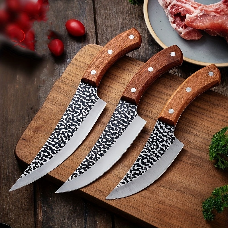 Hammered Boning Knife for Home Cooking, Forged Kitchen Cutlery with Listed 6-Inch Option for Meat Preparation and Practical Cook Gift Ideas
