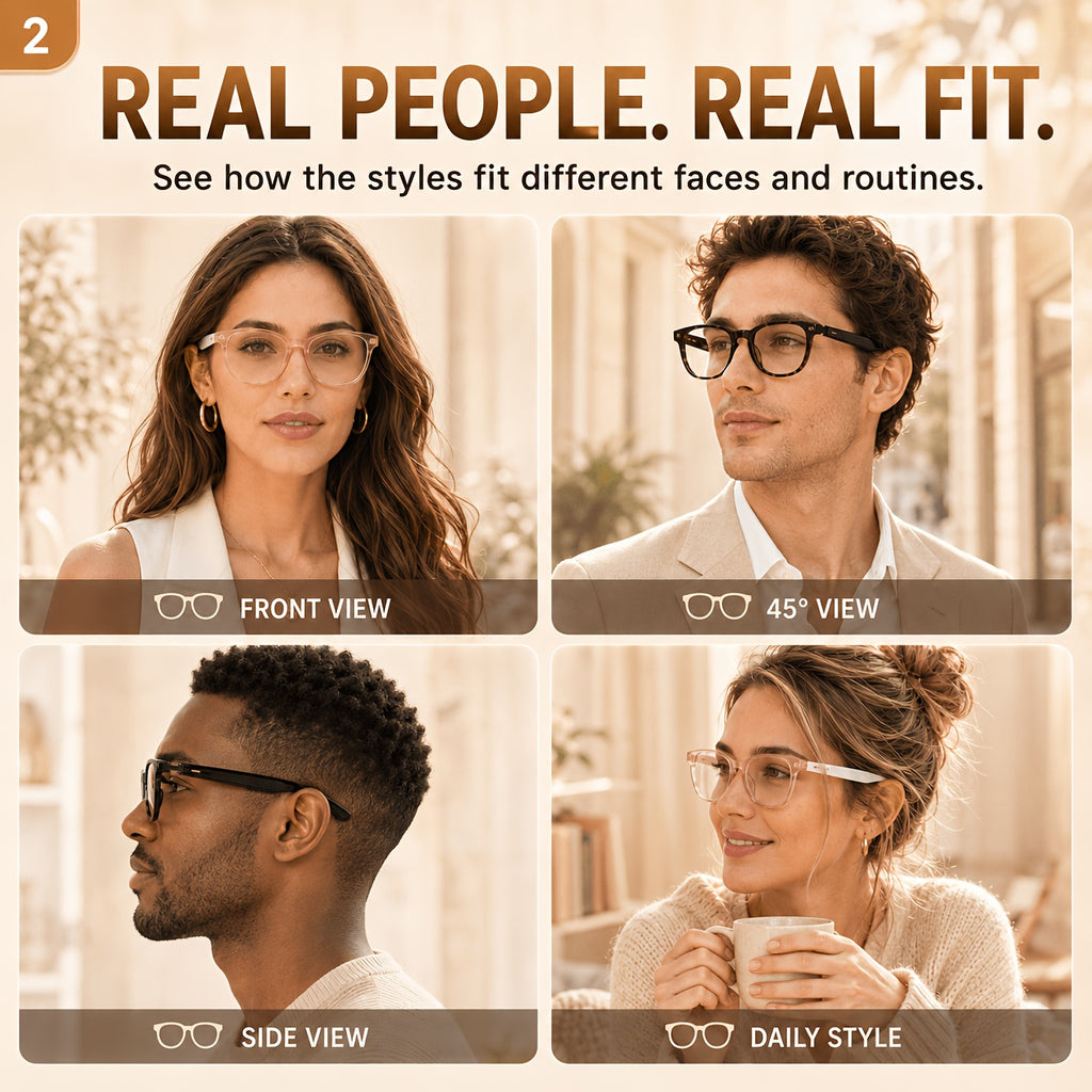 Conference Translation Glasses by OICIIDO, AI Smart Eyewear with 160-Language Recognition, Real-Time Interpretation and Meeting Transcript Summarization