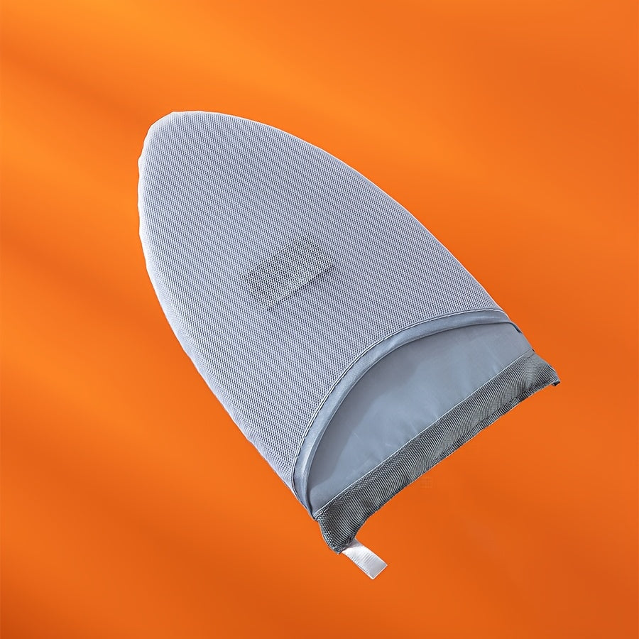 Mini Folding Ironing Board in Grey, One-Piece Compact Garment Care Accessory with Foldable Design for Household Laundry Setups and Clothing Touch-Ups