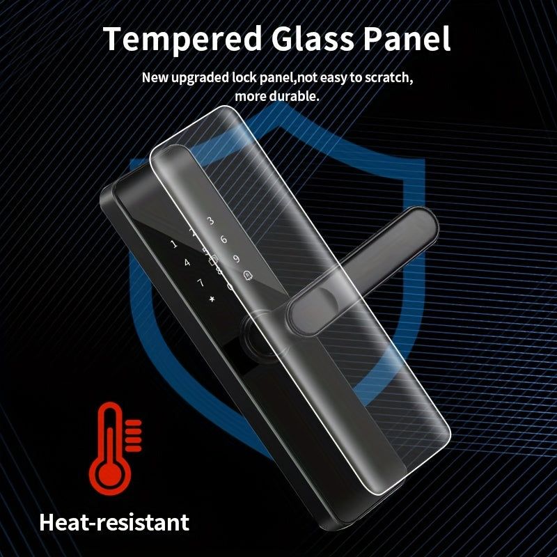 Fingerprint Door Lock with Wide-Angle Camera & Keypad, Biometric Keyless Entry Lock, WiFi Smart Lock with App, for Homes, Rentals, Offices & Hotels, Multiple Models
