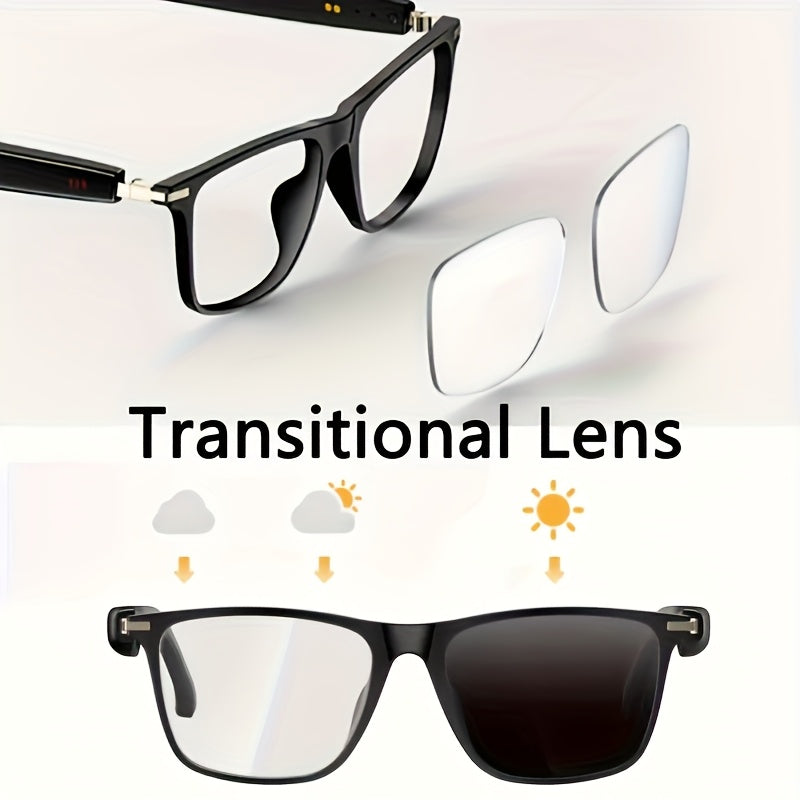 Audio Translation Glasses with 160-Language Real-Time Translation, GPT Chat Features, Built-In Microphone and Speaker, Music Playback and Hands-Free Calls