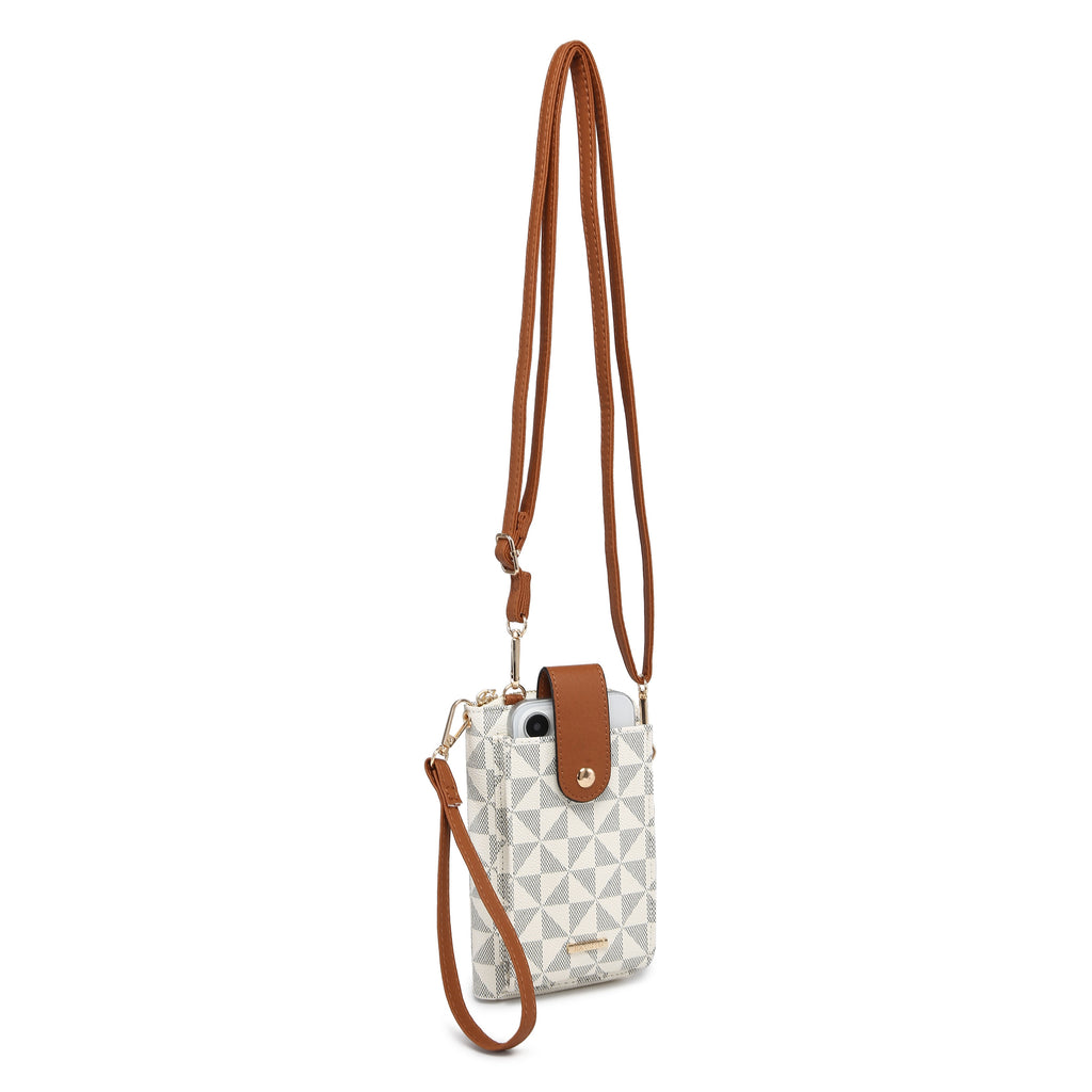Cell Phone Crossbody Wallet by RAGSTO for Women, Small Shoulder Handbag with Multiple Credit Card Slots for Everyday Essentials and Gift Giving