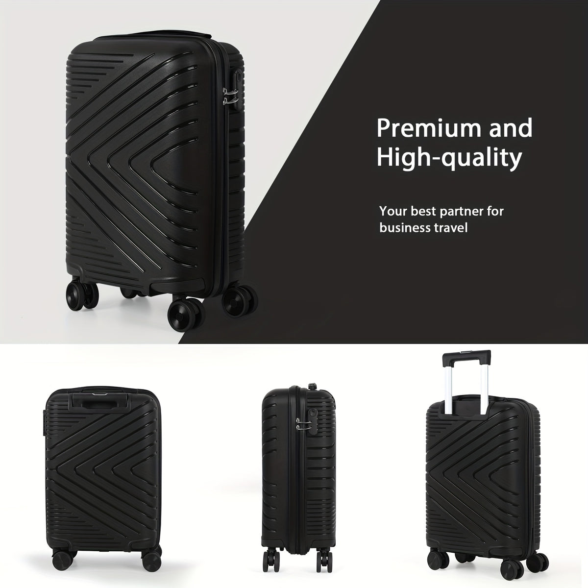 Wheeled Travel Suitcase and Luggage Set Options with Listed 20-Inch Case and Selected 14-Inch Handbag Configurations, Multiple Colors for Work Trips and Vacations