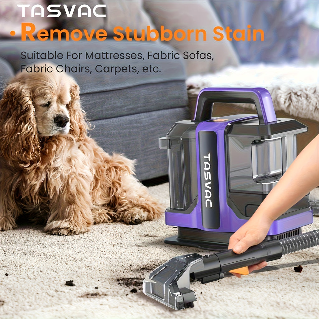 INSE Carpet Spot Cleaner with Listed 46kPa Suction, 36.52oz Clean and 27.05oz Waste Tanks, Spray and Dual Brushes for Upholstery, Stairs and Car Seats