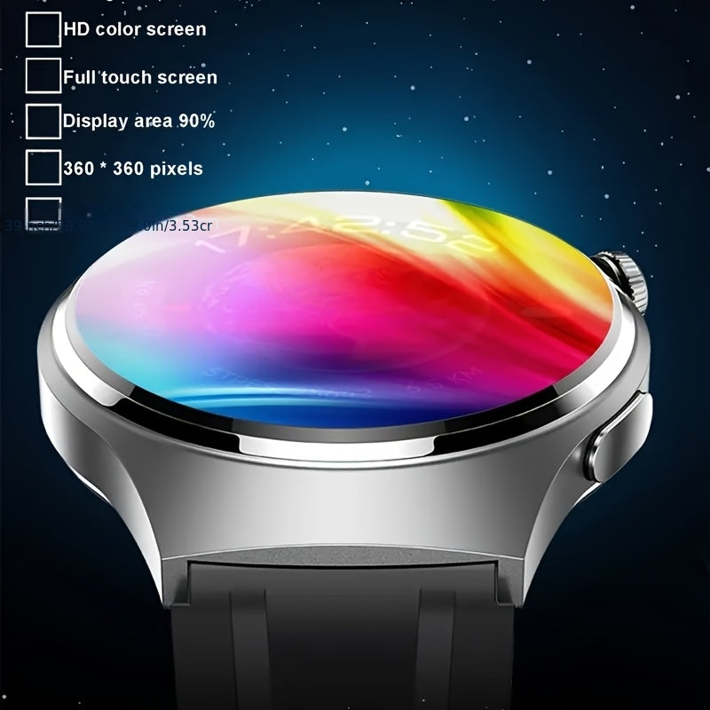 Wireless Calling Smartwatch for Men and Women with Listed 100 Sports Modes and Sleep Monitoring, Black, Silvery, Dark Silvery or Square Screen Options