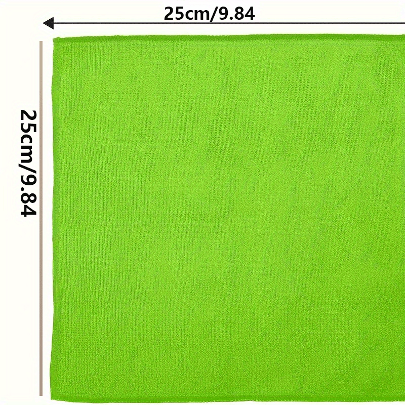 Microfiber Cleaning Towel Set, 15-Piece Random Color Polyester Cloth Pack for Reusable Household Wiping, Compatible Kitchen, Bathroom, Furniture and Appliance Care