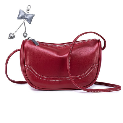 Leather Organizer Crossbody Bag with Listed Smartphone Pockets, Everyday Handbag Purse in Thirteen Color and Style Options for Errands and Travel