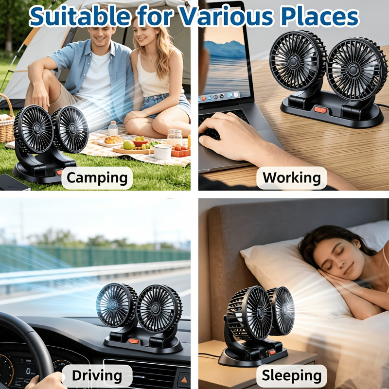 High-Performance Oscillating Fan, Ultra-Quiet Adjustable Speed Standing Fan with Wide-Angle Air Circulation for Bedroom, Living Room, Office and Home Cooling, Portable Electric Fan for Summer Comfort