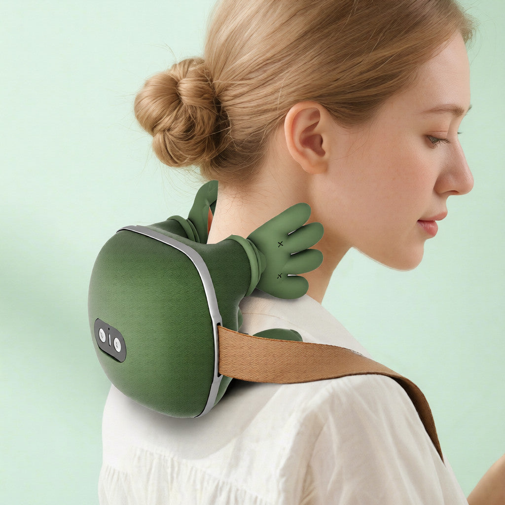 Neck Shoulder Leg Massager, USB Rechargeable Portable Massage Device for Home, Office and Travel, Personal Massage Tool for Men and Women, Gift for Parents and Family