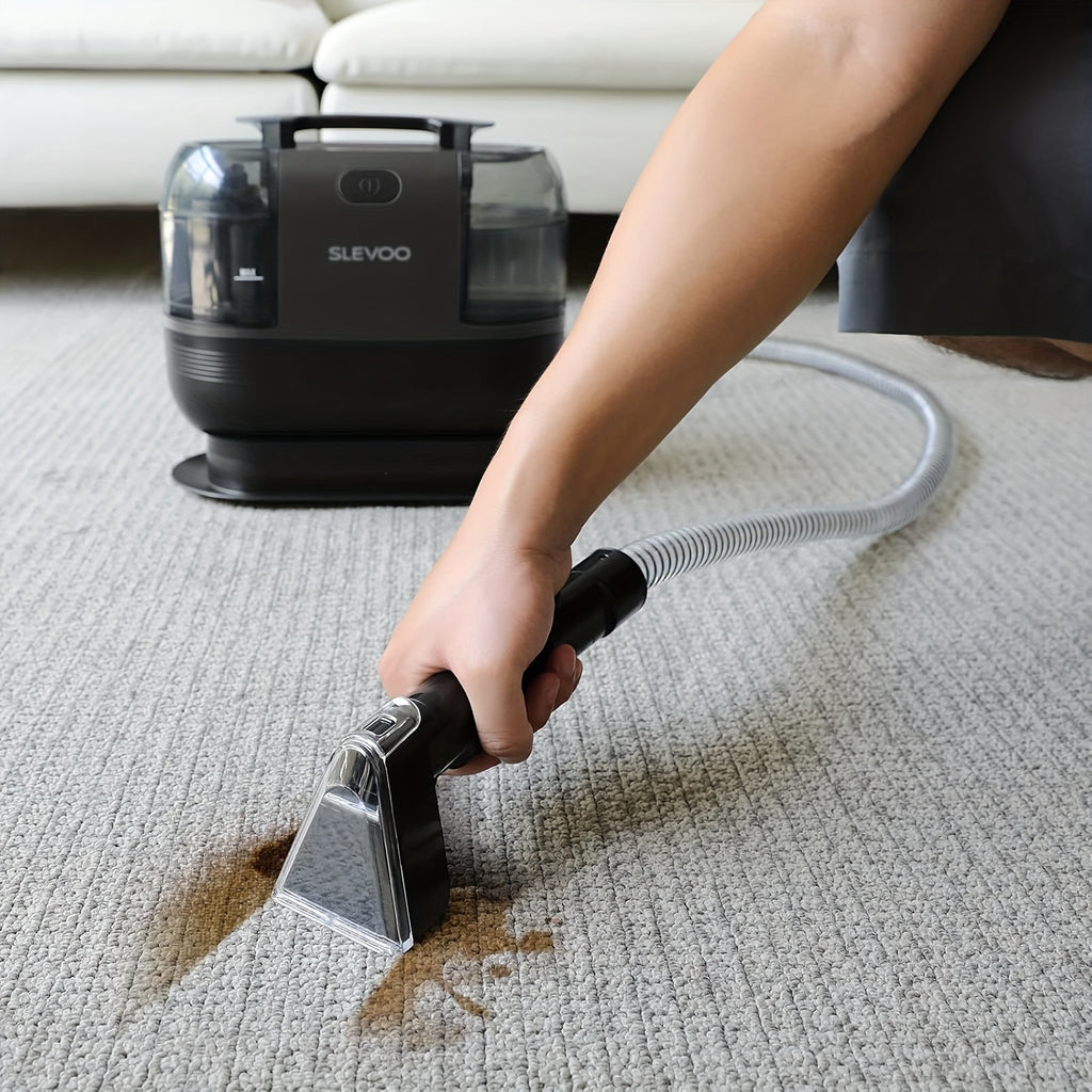 Carpet Spot Cleaner with 20kPa Suction, 500W Portable Upholstery Cleaning Machine with Dual Water Tanks and Detachable Hose for Pet Messes, Rugs and Car Seats