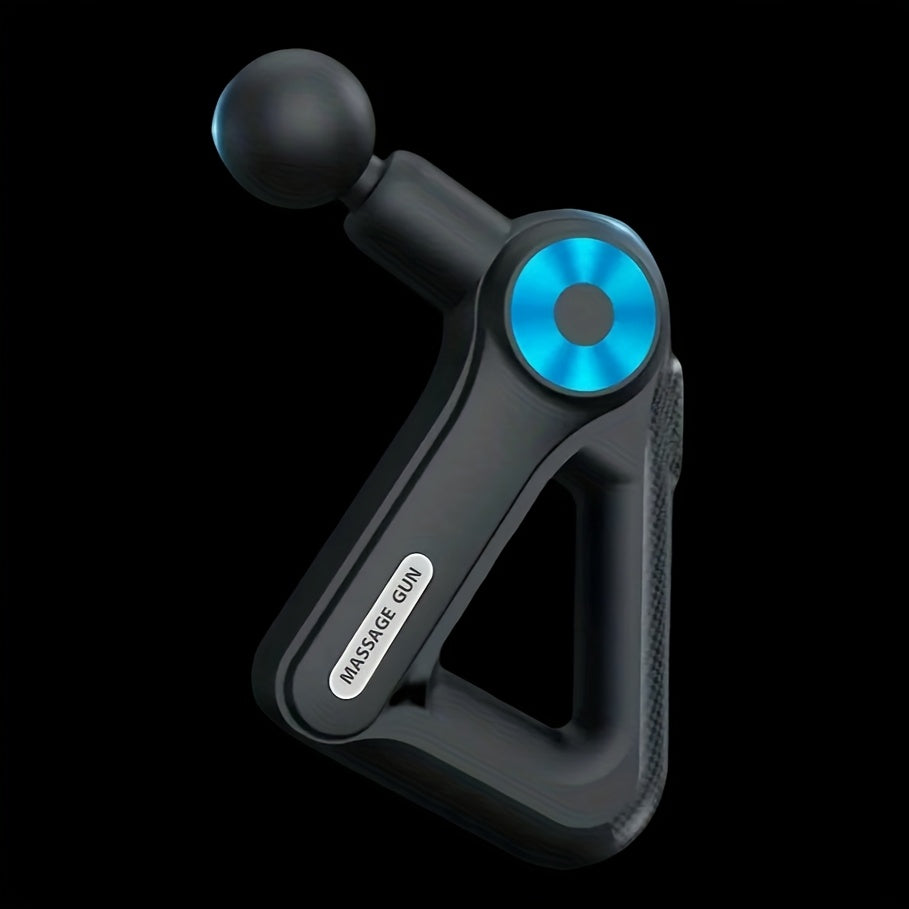 Percussion Massage Gun by Teidea with 9 Attachments and 9 Speed Settings, Compact Portable Muscle Massager in Blue Black or Golden Black for Personal Care