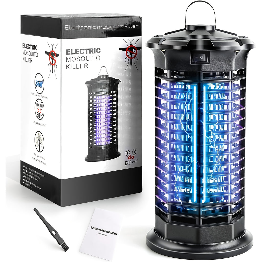 Indoor Electric Bug Zapper in Black-A with Listed 1000V Wording, Home Insect Lamp for Adults Comparing Mosquito and Fly Control Appliances