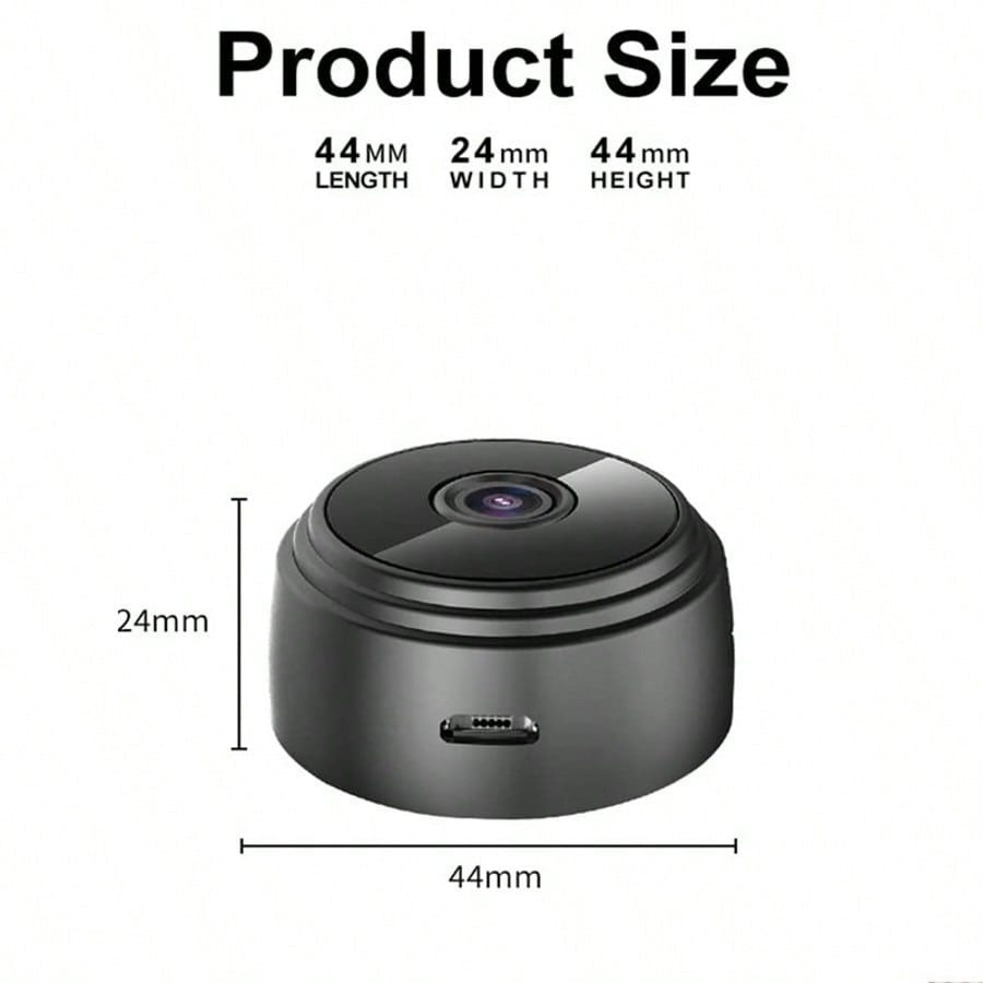 App-Controlled Mini Surveillance Camera Set, WiFi Cameras with Listed Motion Detection and Night Vision in 5- or 8-Piece Monitoring Packages