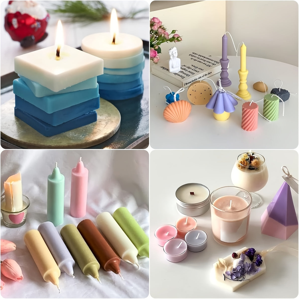 Oil Based Candle Dye Selection with Twenty-Four Listed Colors and Mixed Color Option, Craft Colorants with Soap Coloring Reference for Compatible Adult DIY Projects