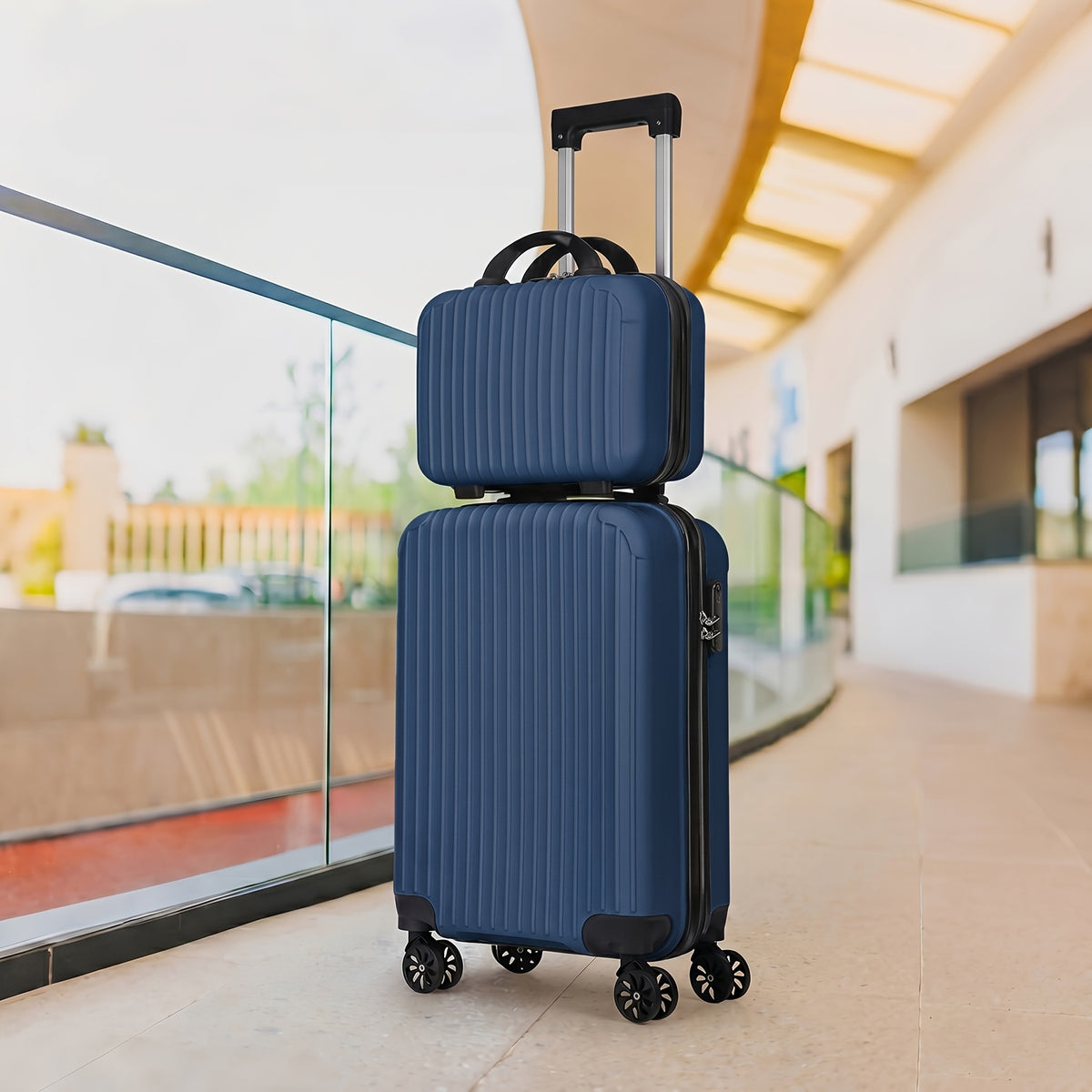 Two-Piece Travel Luggage with Hardside Spinner Suitcase References, Eight Variant Choices and Selected 20-Inch Case Plus Backpack Options for Trip Packing