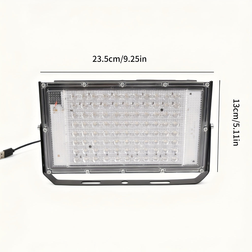 Black Resin Craft Lamp with Listed 5V USB Power and 96 LED Option Label for Jewelry and Mold Projects, Plant-Lamp Wording Requiring Compatibility Checks
