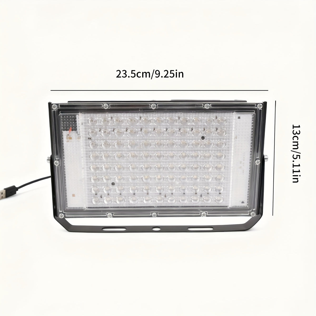 Black Resin Craft Lamp with Listed 5V USB Power and 96 LED Option Label for Jewelry and Mold Projects, Plant-Lamp Wording Requiring Compatibility Checks