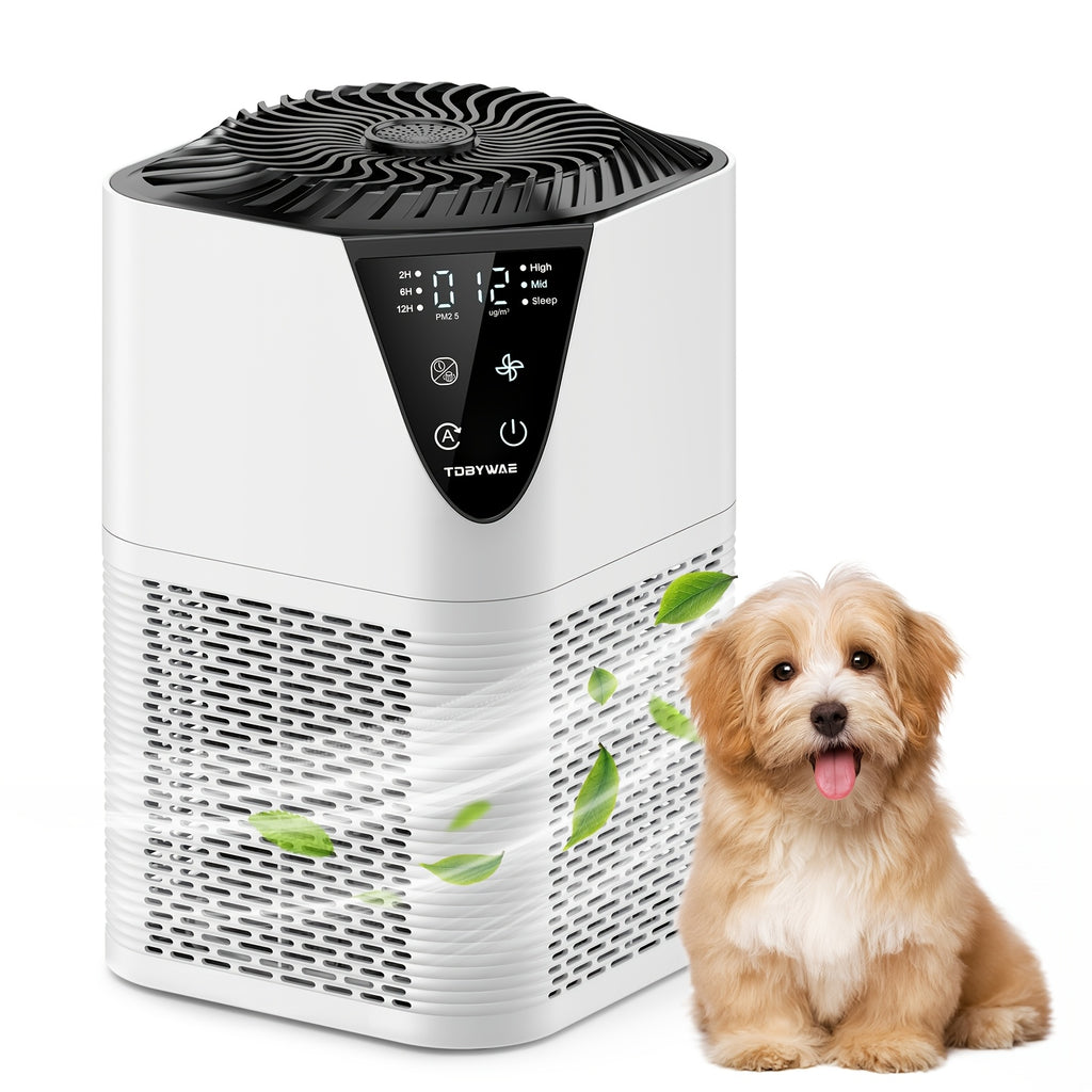 Home Air Purifier in White with Listed Aromatherapy, Air Quality Monitor and 3-in-1 HEPA Filter for Bedroom, Office and Living Room Air-Care Planning