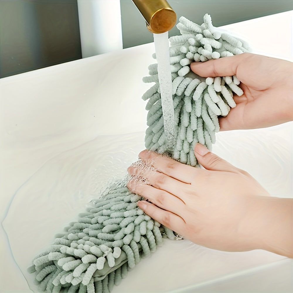 Chenille Telescopic Duster with Extendable Pole and Detachable Washable Head for Furniture, Ceiling Fans, Windows, Office and Car Interior Dusting