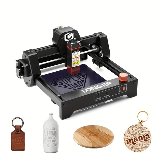 Desktop Laser Engraver LONGER Ray5 Mini, 2.5W or 3.5W Output Options with 130 x 140mm Work Area, WiFi and LaserGRBL or LightBurn Support for Crafts