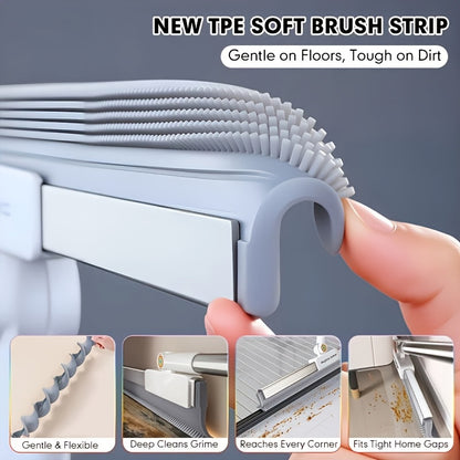 Pet Hair Removal Floor Broom, Long-Handle Household Cleaning Tool with 30cm, 40cm or 50cm Size Labels for Compatible Tile, Carpet and Everyday Room Cleanup