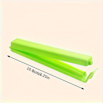 Reusable Plastic Food Bag Clips in Random Colors, 10, 20 or 30 Piece Packs for Compatible Snack Packages, Pantry Storage and Everyday Kitchen Organization