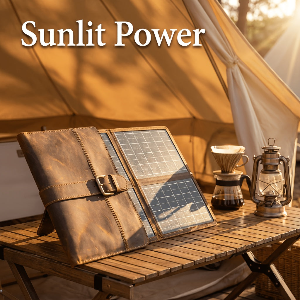 6W 6V Foldable Solar Panel with Listed Monocrystalline Cells, Folding Design for Compatible Low-Power Charging Arrangements and Outdoor Solar Projects