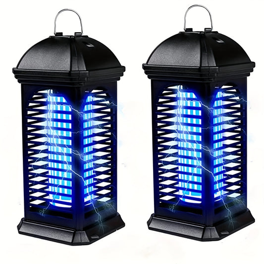 UV Light Bug Zapper Indoor Outdoor, Plug-in Electric Mosquito Killer Lamp, Insect Zapper Fly Trap for Home, Kitchen, Bedroom, Patio, Backyard, Garden and Camping