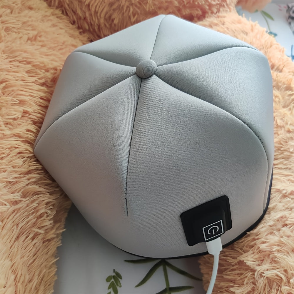 Red Light Therapy Cap with 120 LEDs, 660nm Red and 830nm Near-Infrared Light, Black or Gray Wearable Scalp Care Device for Adult Home Routines