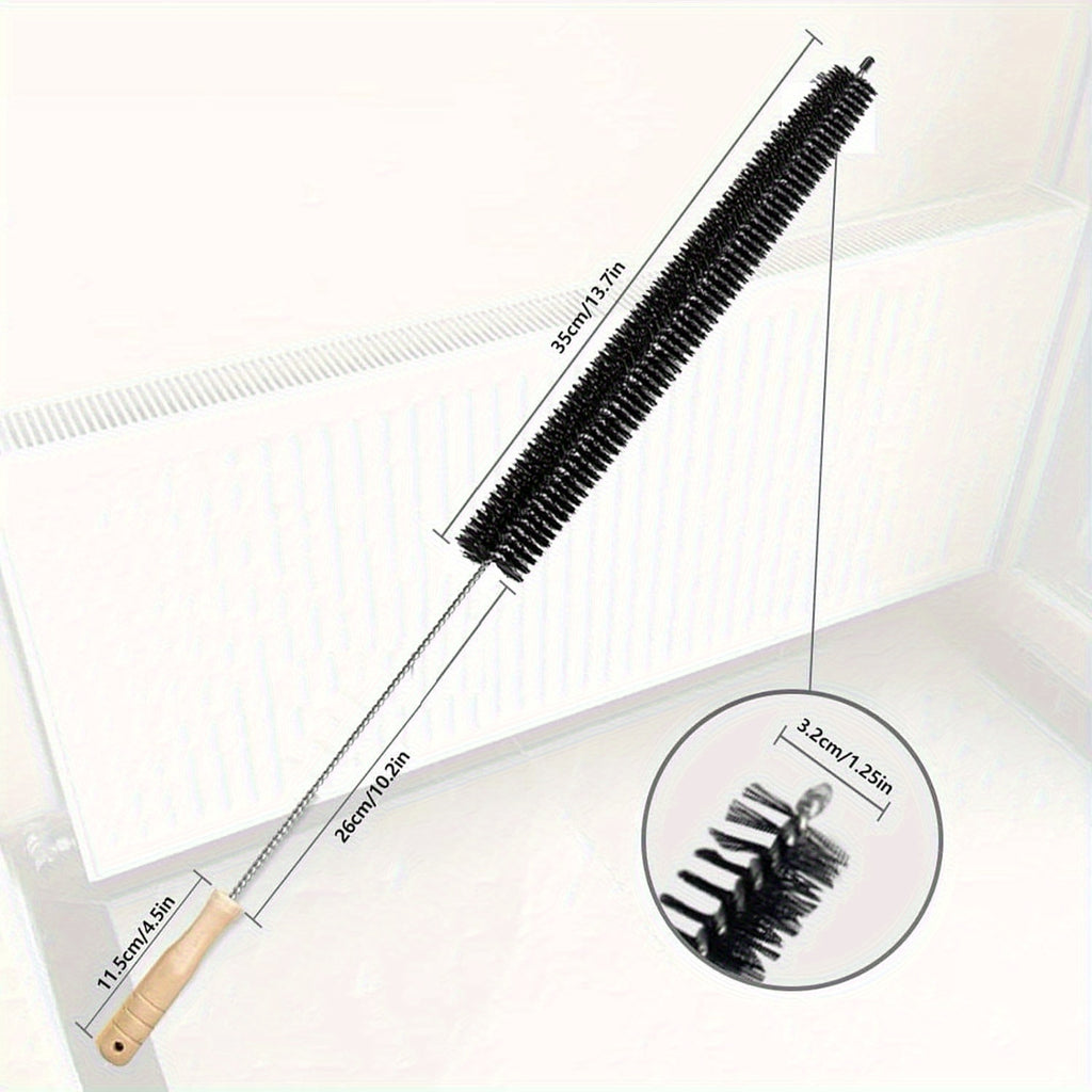 Flexible Radiator Cleaning Brush with Listed 73cm Reach, Manual Long Duster for Suitable Household Gaps, Living Rooms, Bedrooms and Car Cleaning