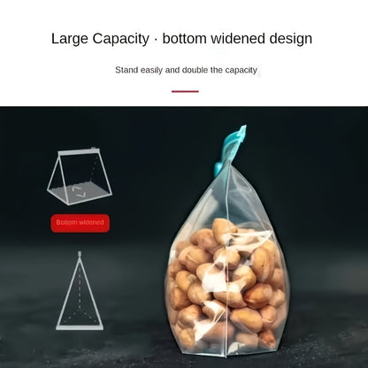 Mixed-Size Zipper Food Storage Bags with Large, Medium and Small Assortments in 40, 50 or 60-Piece Packs for Kitchen Ingredient Sorting and Organization