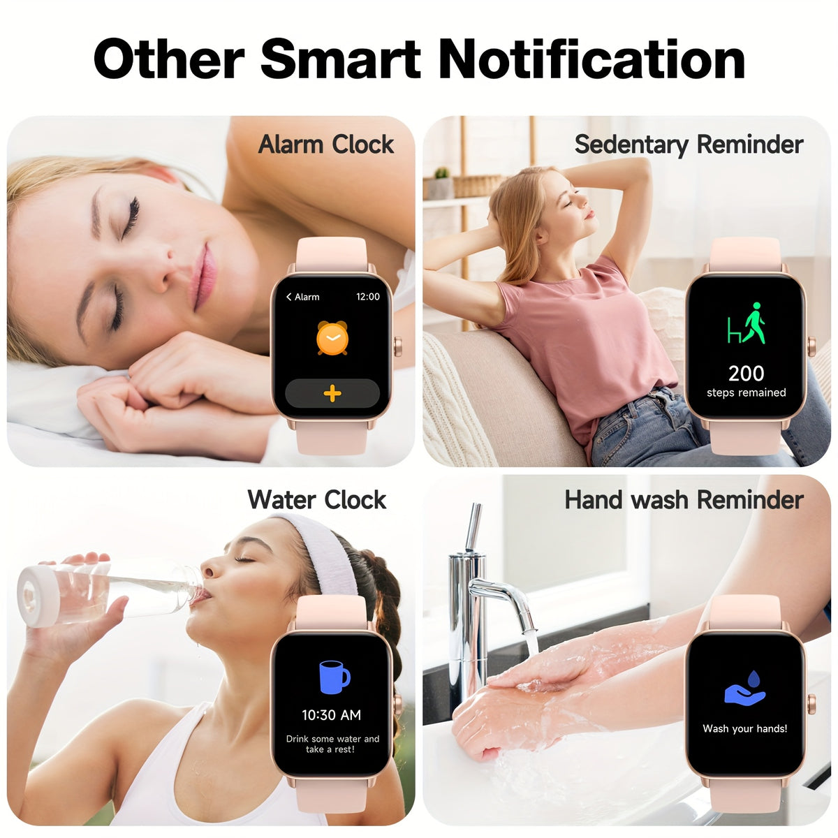 Sports Tracking Smartwatch by FAWEIO for Men and Women, 1.8-Inch Display with Call Answering and Making, 100+ Sports Modes and Pedometer for iPhone and Android