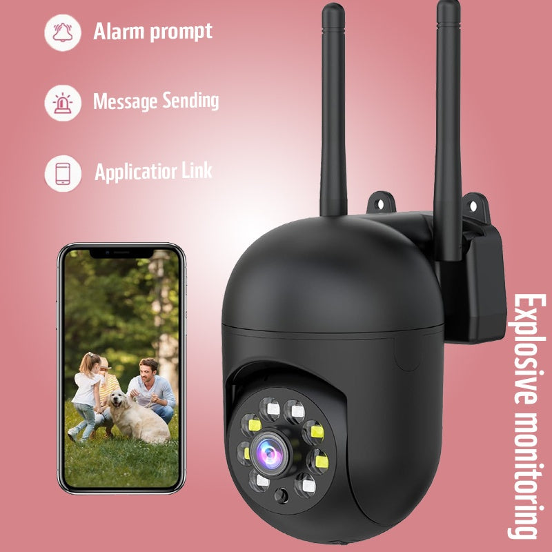 Wireless Security Camera 4 Pack, 3MP Indoor Cameras with Cloud Storage, AI Motion Detection, Two-Way Audio, Color Night Vision, 2.4G/5G WiFi, Home Surveillance System